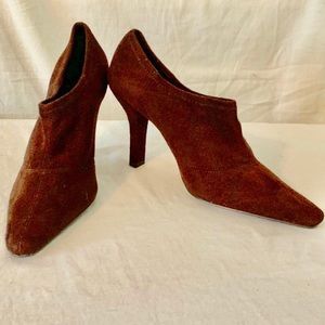 Tahari Suede High Heel Booties
